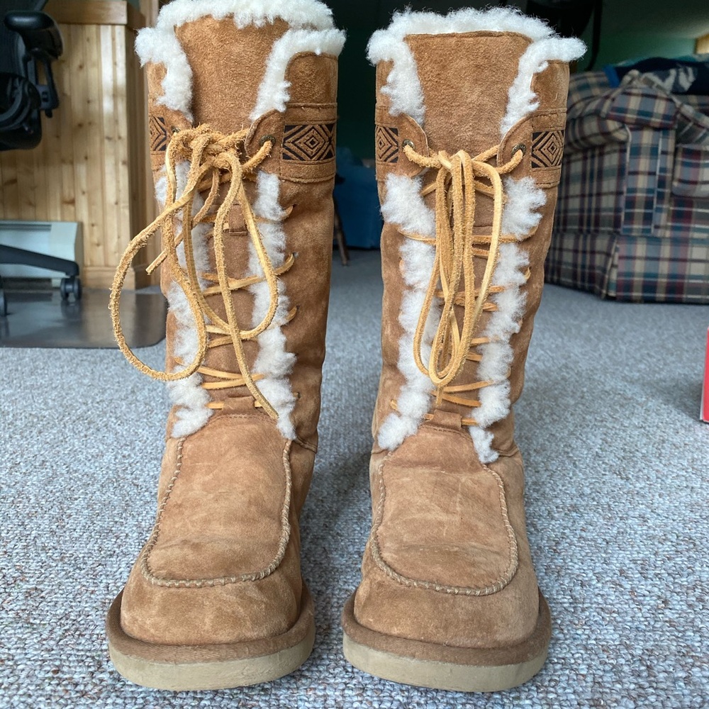 Fur boots